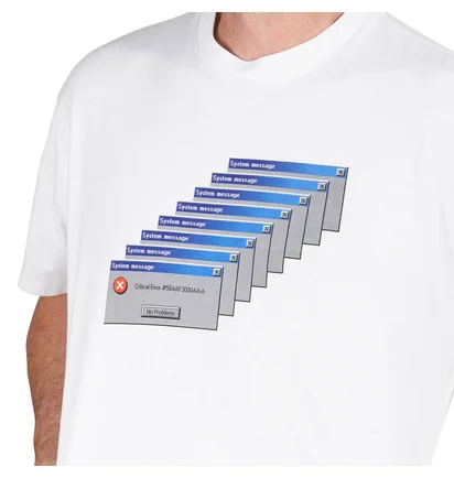 No Problemo Critical Error SS Tee (Weiss)