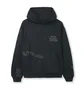 Brain Dead Tonal Type Print Hoodie (Schwarz)