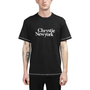 Chrystie NYC Classic Logo T-Shirt (Schwarz)