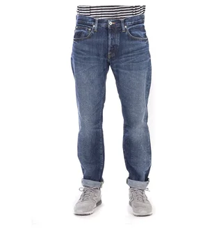 Edwin ED-55 Red Listed Selvage Denim Blue Contrast Clean Wash (Blau)
