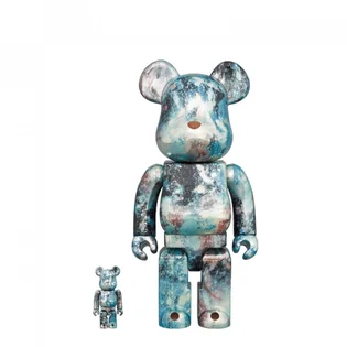 Medicom 100% + 400% Pushead #5 Be@rbrick Toy