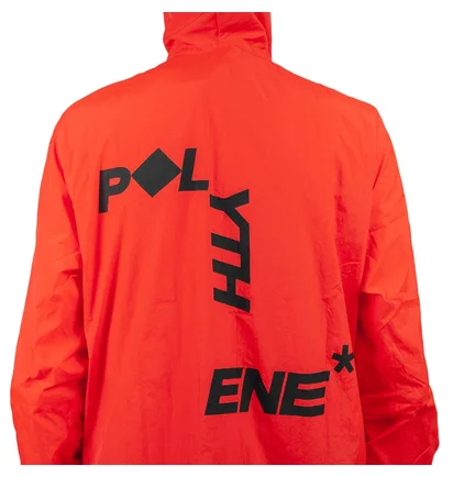 Polythene* Optics Nylon Zipped Windbreaker (Rot)