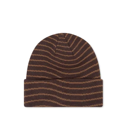 Dime College Wave Cuff Beanie (Braun)