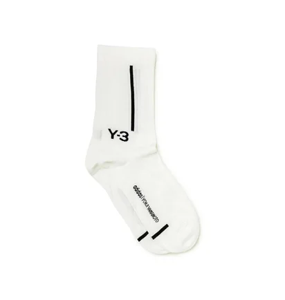 adidas Y-3 Crew Socks (Schwarz / Weiß)