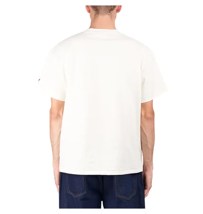 adidas x Brain Dead T-Shirt (Beige / Bordeaux)