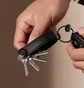 Orbitkey Key Organiser Pebbled-Leather (Schwarz)