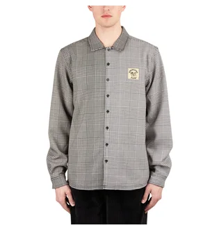 Pleasures Chase Plaid Button Down Shirt (Multi)