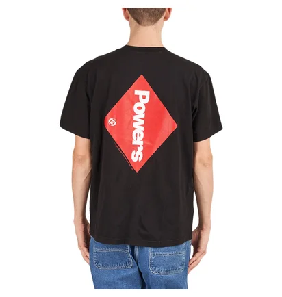 Powers Supply Diamond Logo SS Tee (Schwarz)