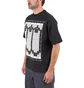 The Trilogy Tapes TTT Tetris Teeth T-Shirt (Schwarz / Glow in the Dark)