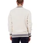 Aimé Leon Dore Reverse Fleece Crewneck (Creme / Dunkelblau)