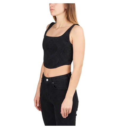 Daily Paper Black Braids Lina Top (Schwarz)