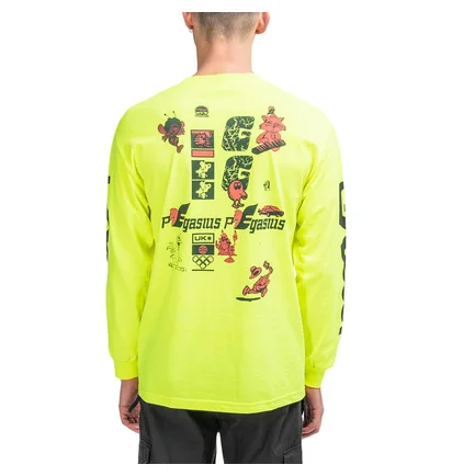 Gasius All Over Jehovah Longsleeve (Neon Grün)