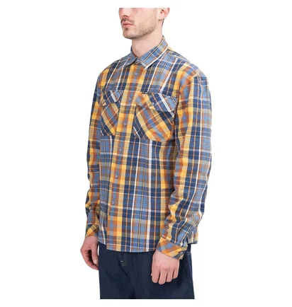 Lee x Timberland Flannel Shirt (Blau / Braun)