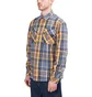 Lee x Timberland Flannel Shirt (Blau / Braun)