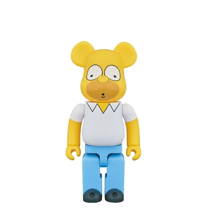 Medicom 400% Homer Simpson Be@rbrick Toy (Gelb / Weiß / Blau)