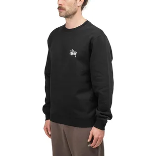 Stüssy Basic Crewneck (Schwarz)