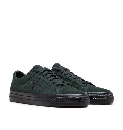 Converse One Star Pro Classic Suede (Dunkelgrün / Grau)
