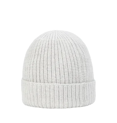 Stone Island Geelong Wool Patch Beanie (Grau)