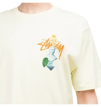 Stüssy Psychedelic T-Shirt (Pastellgelb)