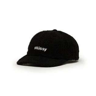 Stüssy Sherpa Fleece Low Pro Cap (Schwarz)