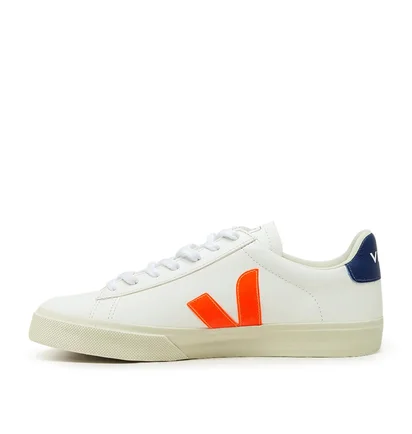Veja Campo Chromefree (Weiß / Orange / Navy)