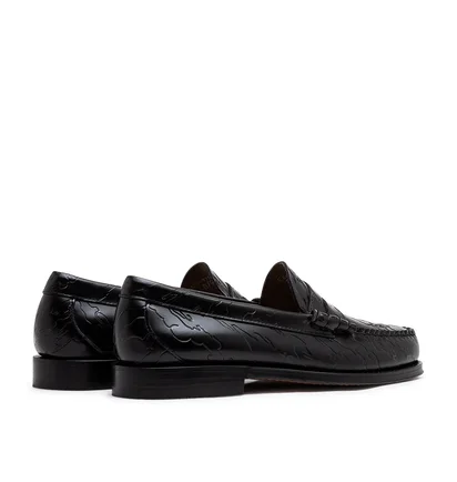 G.H.BASS x Maharishi Larson Penny Loafers (Schwarz)