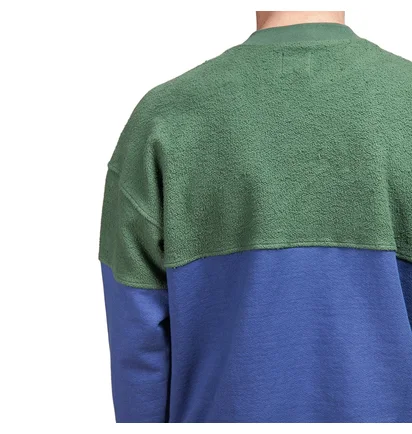 Brain Dead Split Crewneck (Grün / Blaubeere)