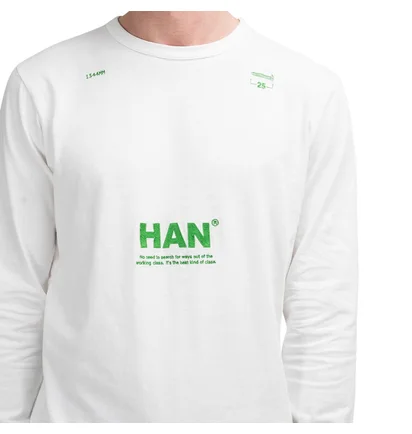 Han Kjobenhavn Artwork Longsleeve (Weiß)