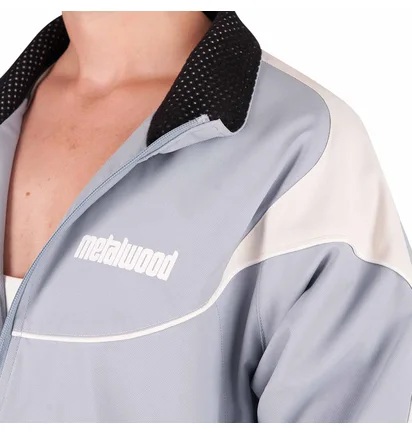 metalwood Paneled Track Jacket (Blau)