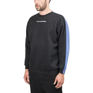 Pleasures Experience Blocked Crewneck (Schwarz / Blau)