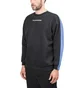 Pleasures Experience Blocked Crewneck (Schwarz / Blau)