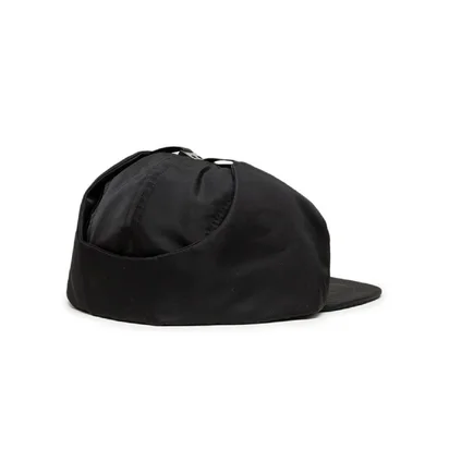 Stüssy Stock Ear Flap Camp Cap (Schwarz)