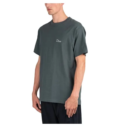 Dime Classic Small Logo T-Shirt (Dunkelgrün)