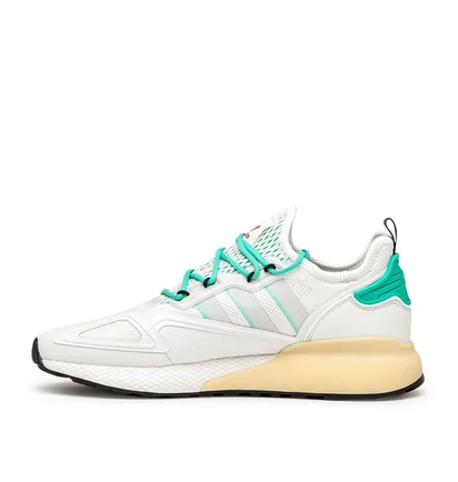 adidas ZX 2K Boost (Weiß / Grau / Grün)