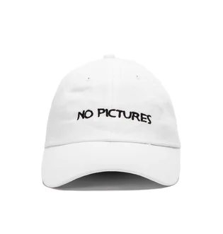 NASASEASONS Cap 'No Pictures' (Weiß / Schwarz)