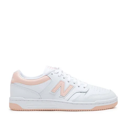 New Balance BB480LPH (Weiß / Rosa)