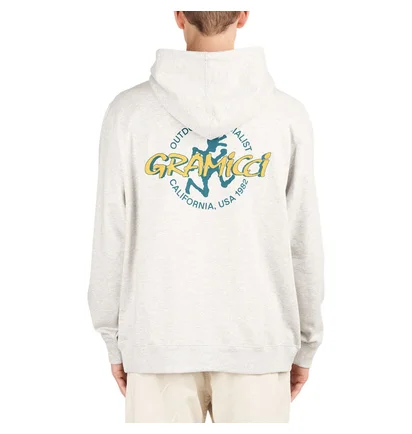 Gramicci Running Man Hooded Sweatshirt (Grau)