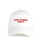 NASASEASONS Cap 'I Came To Break Hearts' (Weiß / Rot)