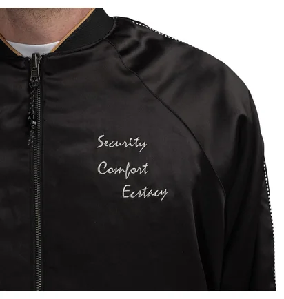 P.A.M. Team Work Reversible Satin Jacket (Schwarz / Grau)