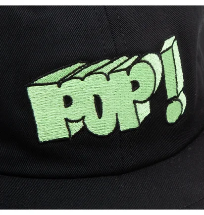 Pop Trading Company Right Yeah Sixpanel Hat (Schwarz)