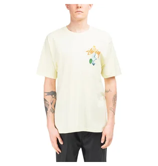 Stüssy Psychedelic T-Shirt (Pastellgelb)