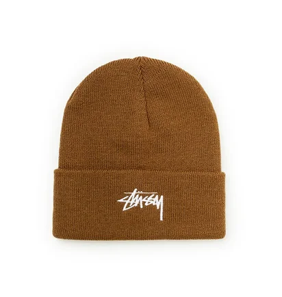 Stüssy Stock Cuff Beanie (Braun)