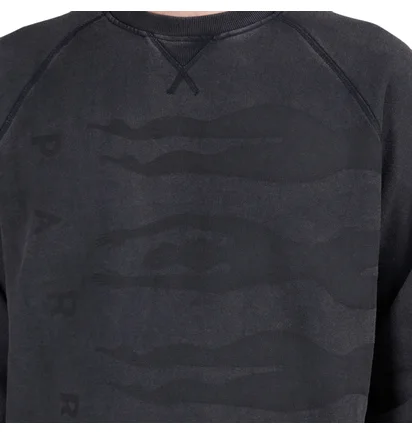 by Parra Swimming With Pets Crew Neck Sweatshirt (Grau)