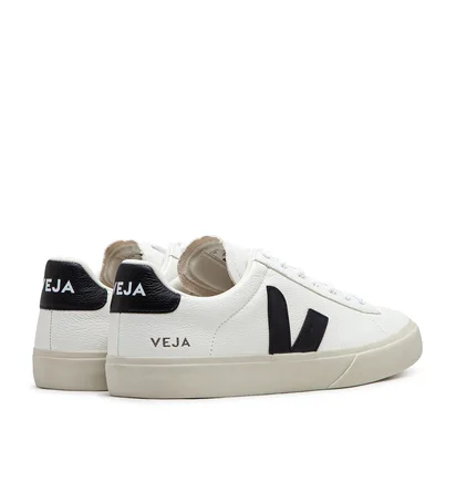 Veja Campo Chromefree Leather (Weiß / Schwarz)