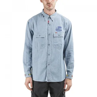 Liberaiders Peace Chambray Shirt (Hellblau)