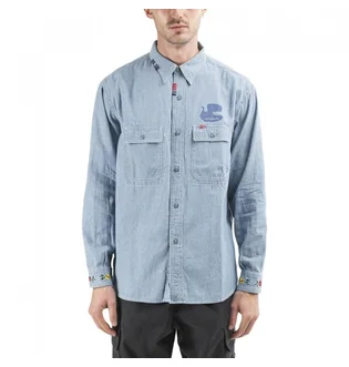 Liberaiders Peace Chambray Shirt (Hellblau)