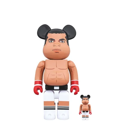 Medicom 100% + 400% Muhammad Ali Be@rbrick Toy