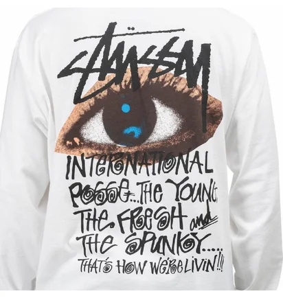 Stüssy Ocular Longsleeve (Weiß)