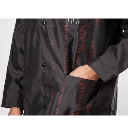adidas by Alexander Wang AW Coach Jacket (Schwarz / Rot)
