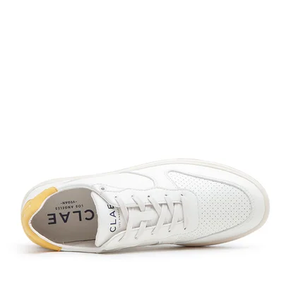 Clae Malone Vegan (Weiß / Gelb)